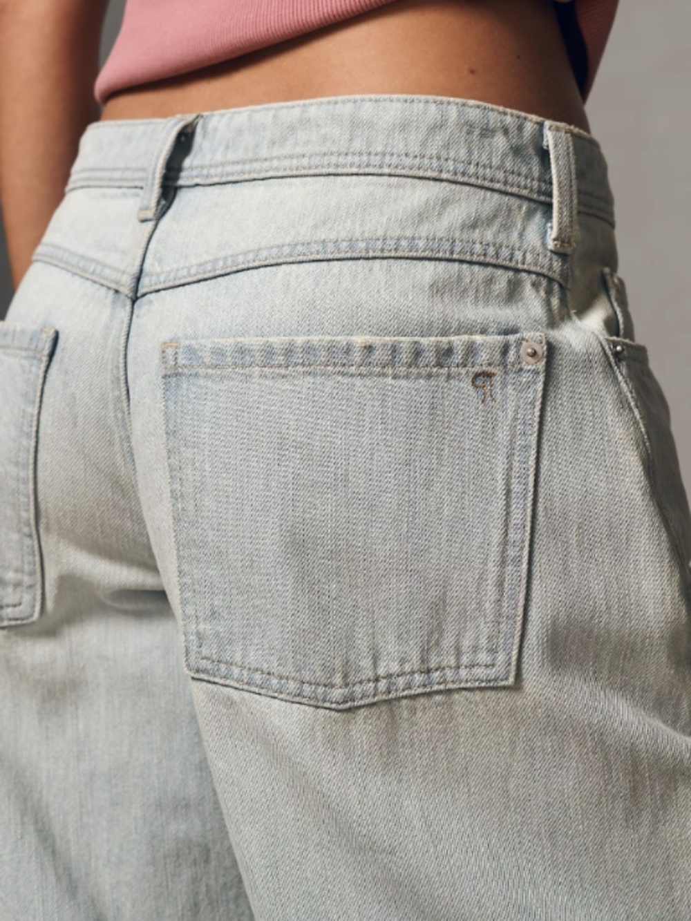 Pilcro Light Denim High-Rise Balloon Jeans Sz 27 NWT - Picture 4 of 16